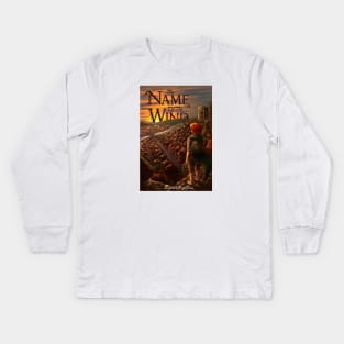 The Name Of The Wind Fantasy Novel Kids Long Sleeve T-Shirt